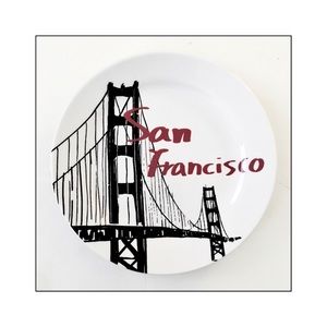 San Francisco Golden Gate Bridge Souvenir Plate